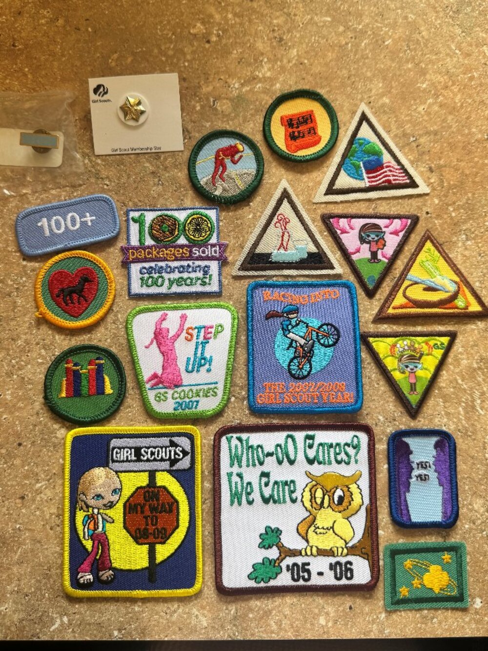 Miscellaneous Vintage Girl Scout Patches & Pins